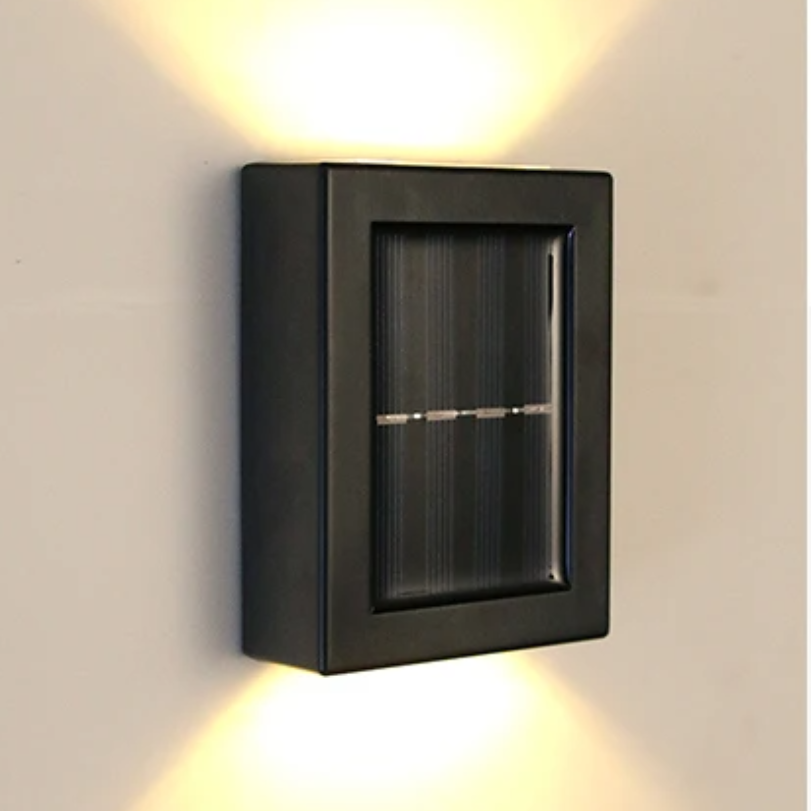 Ledsen™ WallLight: Solar Dobbelt Skygge Væg Lys