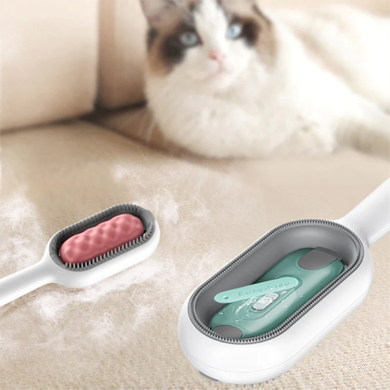 DogCatFri™ GroomingBrush 1+1 GRATIS: Dyrehårfjerner Og Massagebørste