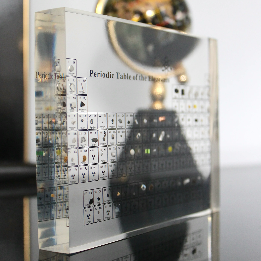 Ledsen™ PeriodicTable: Glas Periodisk Tabel Elementer Med Lys