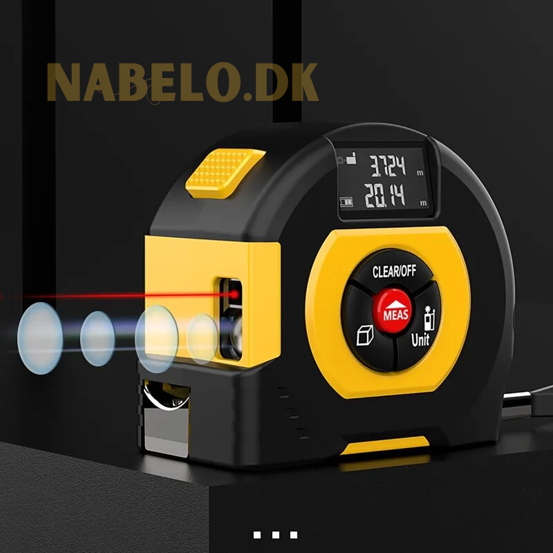 InfralaserTape - 3-In-1 Infrarød Laser Bånd Mål