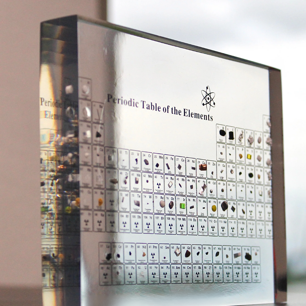 Ledsen™ PeriodicTable: Glas Periodisk Tabel Elementer Med Lys