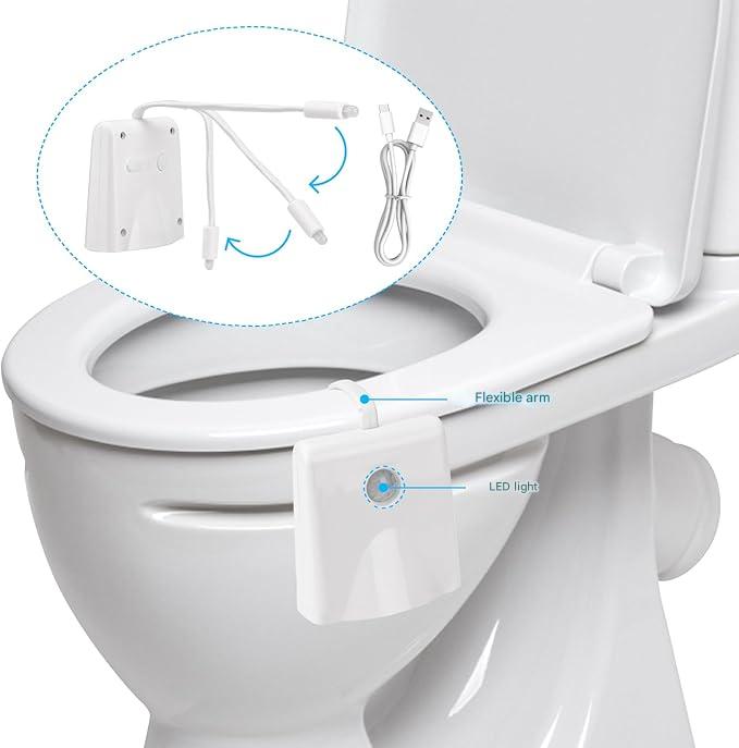 Ledsen™ ToiletLight: Bevægelse Sensor Toilet Nat Lys