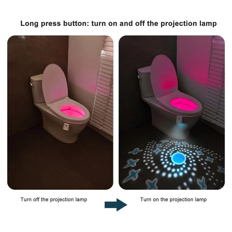 Ledsen™ ToiletLight: Bevægelse Sensor Toilet Nat Lys
