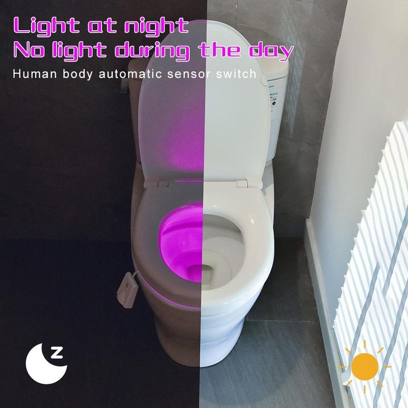 Ledsen™ ToiletLight: Bevægelse Sensor Toilet Nat Lys