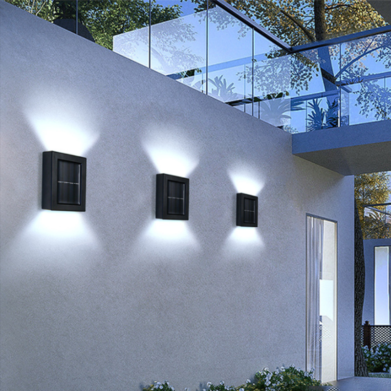 Ledsen™ WallLight: Solar Dobbelt Skygge Væg Lys