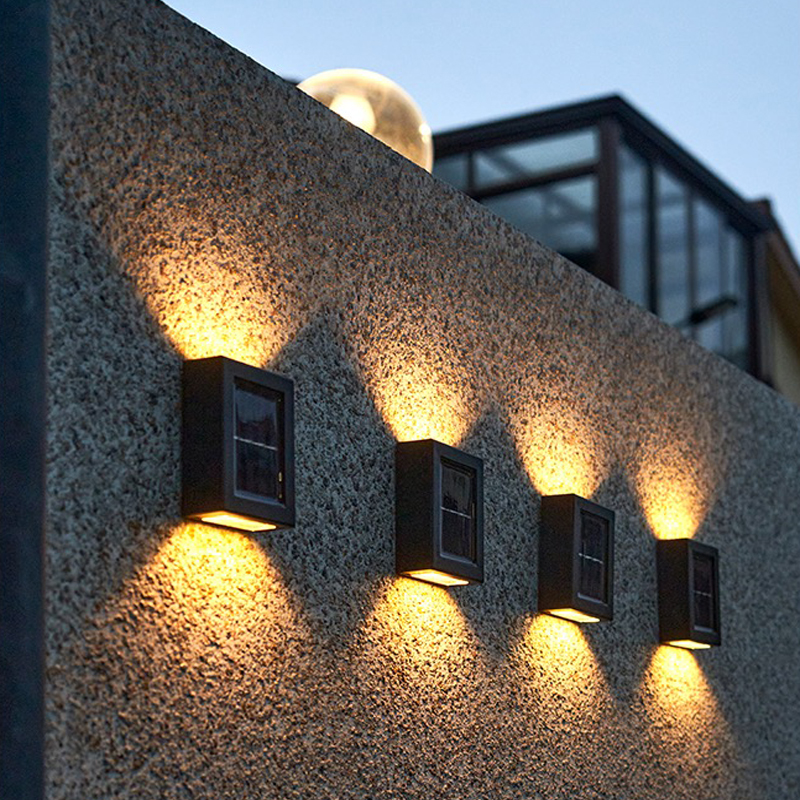 Ledsen™ WallLight: Solar Dobbelt Skygge Væg Lys
