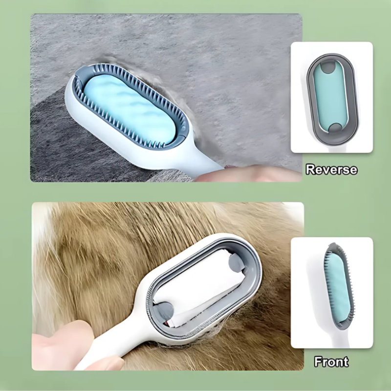 DogCatFri™ GroomingBrush 1+1 GRATIS: Dyrehårfjerner Og Massagebørste