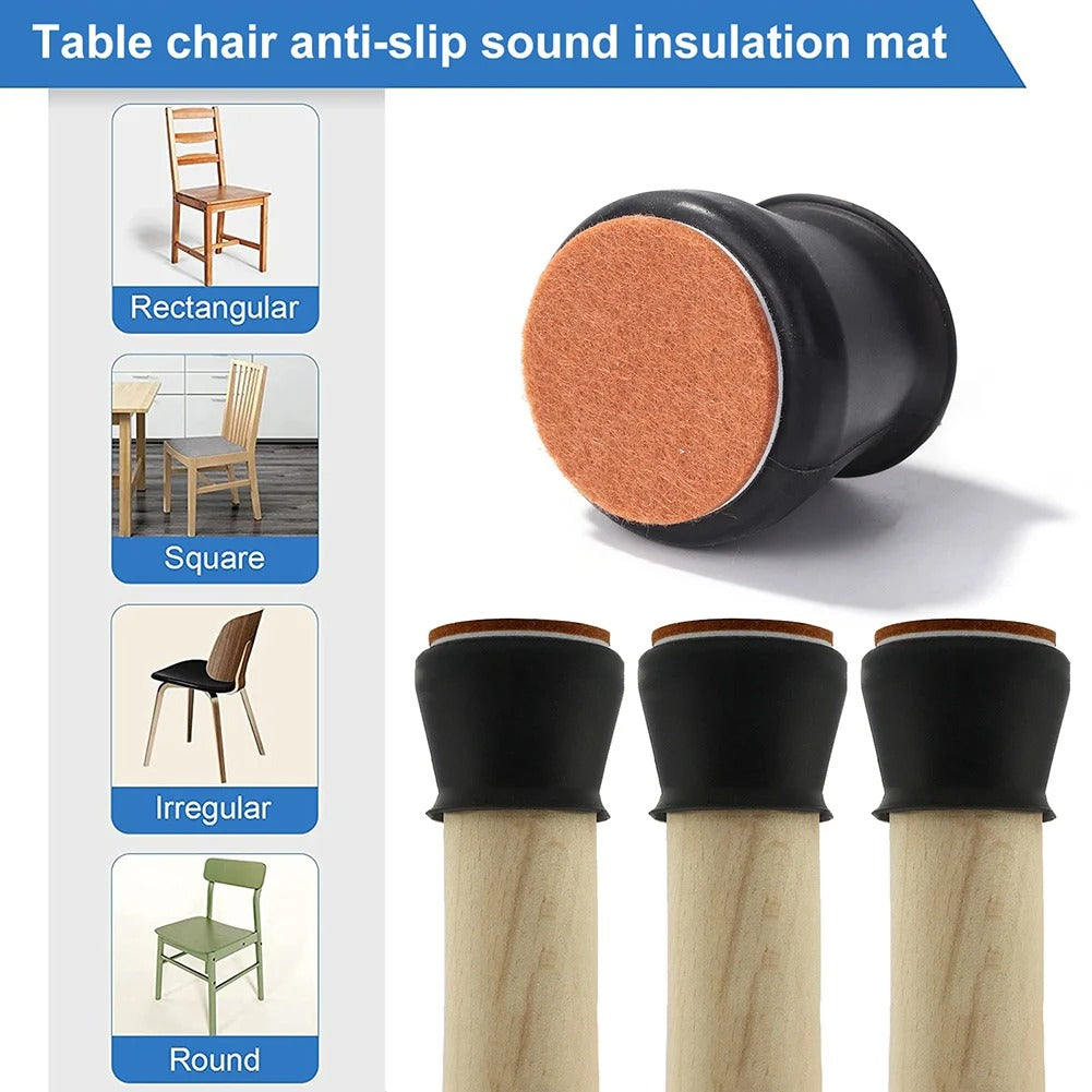 Sibert™ Møbelbenbeskyttere (universelle: passer til enhver form og størrelse)