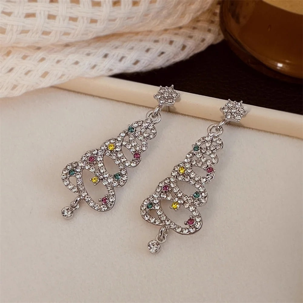 Jewelance™ ChristmasEarrings: Juletræ Øreringe