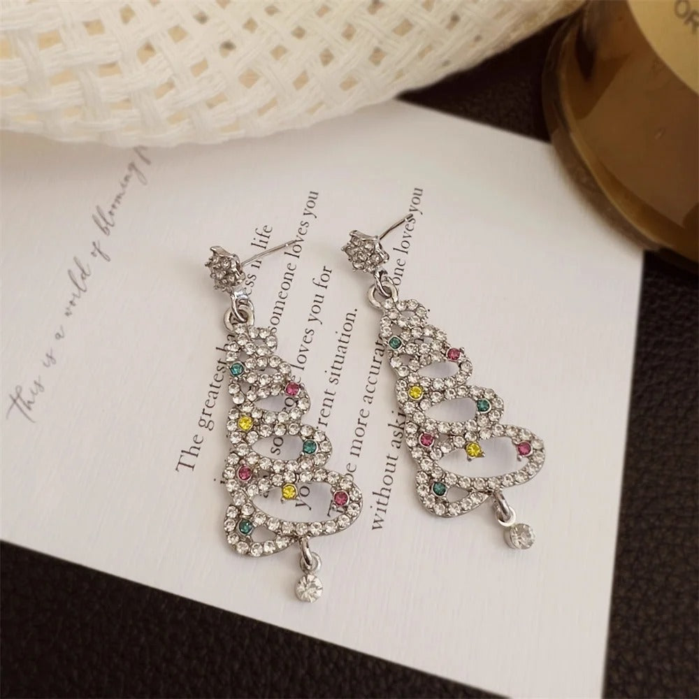 Jewelance™ ChristmasEarrings: Juletræ Øreringe