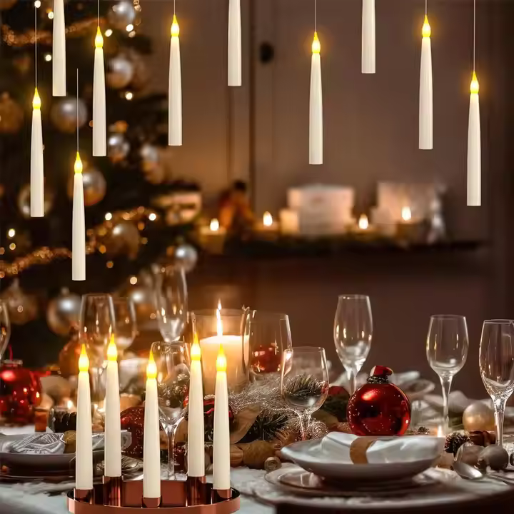 Ledsen™ FloatingCandles - Svævende LED Lys Med Stav Fjernbetjening Controller