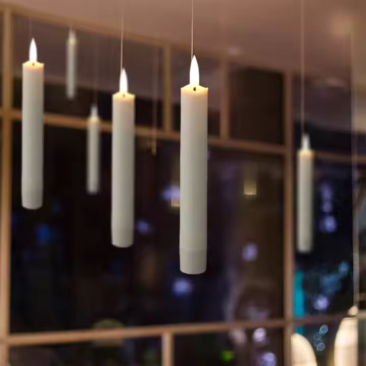 Ledsen™ FloatingCandles - Svævende LED Lys Med Stav Fjernbetjening Controller