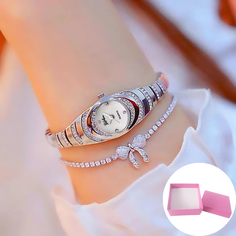 Jewelance™ ElegantWatch: Elegant Moderne Dameur Med Gaveæske