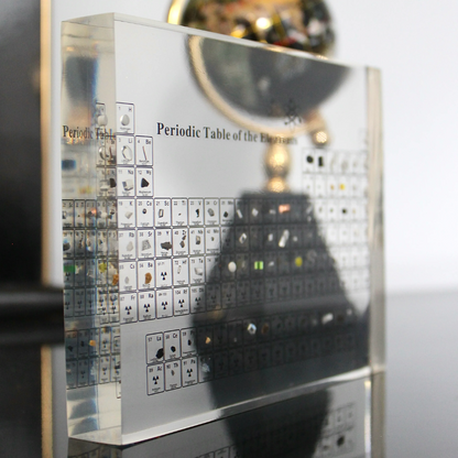 Ledsen™ PeriodicTable:  Glas Periodisk Tabel Elementer Med Lys