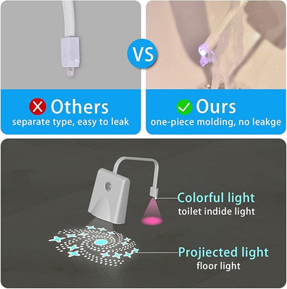 Ledsen™ ToiletLight: Bevægelse Sensor Toilet Nat Lys