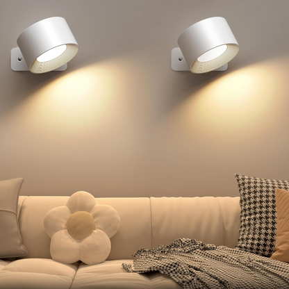Ledsen™ RotatingLamp 1+1 GRATIS: Roterende Trådløs LED Væg Lampe