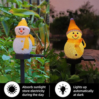 Ledsen™ Snowman - Vandtæt Solcelle-Snemandslampe