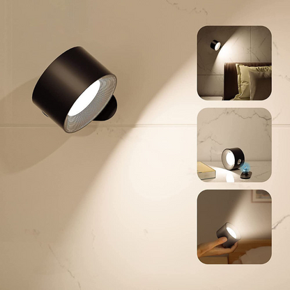 Ledsen™ RotatingLamp 1+1 GRATIS: Roterende Trådløs LED Væg Lampe