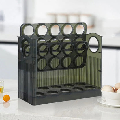 EggBox - Tre Lag Med Selvreturnering Boks Til Opbevaring Af Æg