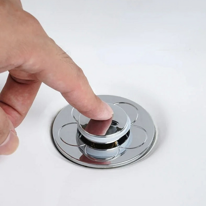DrainFilter 1+1 GRATIS - Universal Pop-Up Afløbsfilterprop Til Håndvask