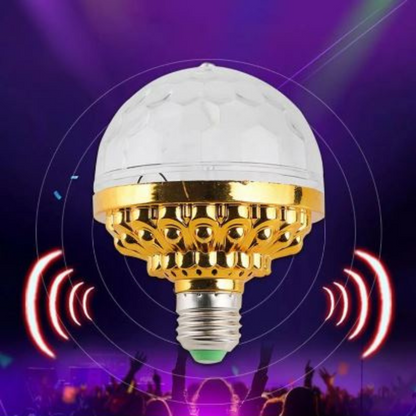 Ledsen™ DiscoBall 1+1 GRATIS: Farverig Roterende LED-Lyskugle til Disco