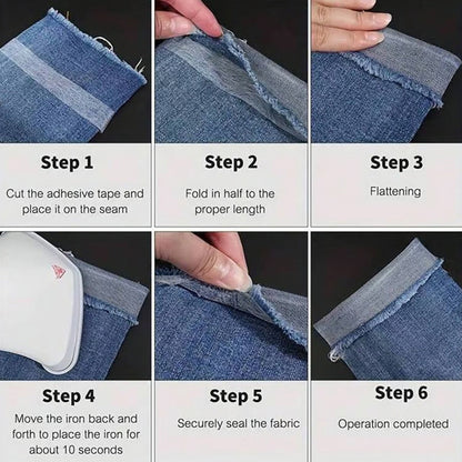 FabricTape 1+1 GRATIS - Multiformål DIY-Stof Dobbeltsidet Fasttape