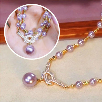 Jewelance™ PearlNecklace 1+1 GRATIS: Kvinders Elegant Perleperle Halskæde