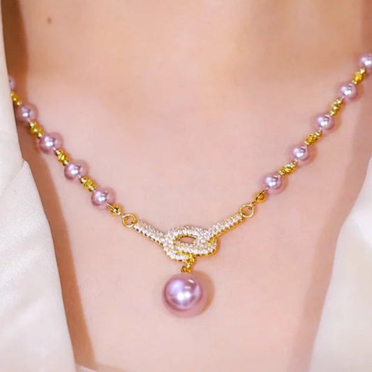 Jewelance™ PearlNecklace 1+1 GRATIS: Kvinders Elegant Perleperle Halskæde